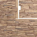 EverStone Canyon Ridge Faux Stone Panel, 45 3/4"W x 24 1/2"H x 1 1/4"D - Image 9
