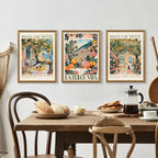 SYWENNOI 3 Pieces Wood Framed Italy Scenes Canvas Wall Art, Tuscan Wall Decor - Image 4