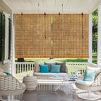 Natural Bamboo Blinds for Interior Windows 36 Wide - Image 2