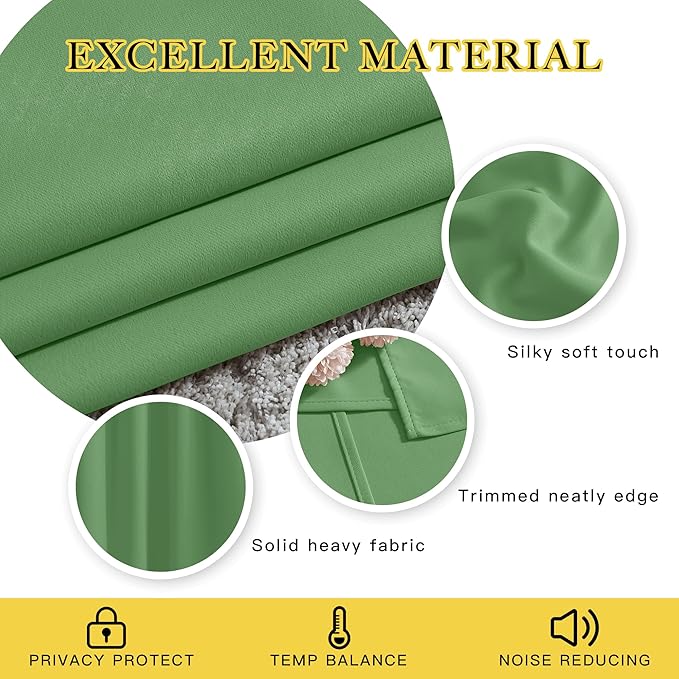 NICETOWN Patio Blackout Curtain Panels - Image 3