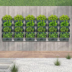 Vertical Wall Planter with 24 Pots, Hanging Garden Plant Flowerpot Holder - Image 7