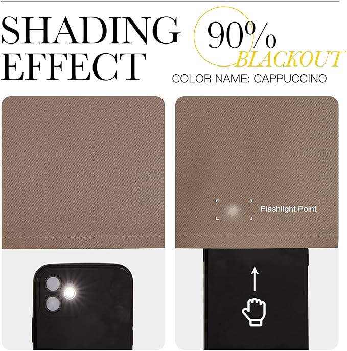NICETOWN Sound Reducing Room Divider Curtain Screen Partition, Function Thermal - Image 4