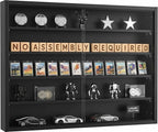 5-Tier Wall Mounted Display Cabinet, No Assembly Required Ready to Use Out of by Odjaraye