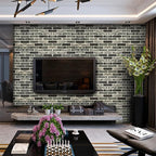 10-Pack 52 Sq.Ft 3D Wall Panels Peel and Stick 3D Faux Brick Wallpaper Peel and - Image 2
