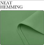 NICETOWN Froest Green Blackout Curtains 40 inches Length - Image 6