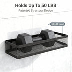 PUSDON 5-in-1 16.5" Extra Long Slim Wall Mount Wrapped Mesh Kitchen Organizer & - Image 5