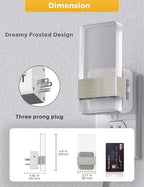 L LOHAS LED Night Light, Amber Night Lights Plug Into Wall, 2 Pack Dusk-to-Dawn - Image 6