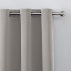 LEMOMO Light Beige Thermal Blackout Curtains/52 x 95 Inch/Set of 2 Panels Room - Image 7