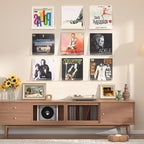 upsimples 10 Pack Clear Acrylic Shelves, 1.7" x12" Clear Wall Shelves - Image 4
