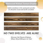 Distressed Floating Shelves 36 inch Long Set of 2, 8 inch deep Solid Wood Wall - Image 7