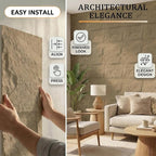 3D Faux Stone Wall Panels, 1.18" wall Panels - Image 4