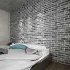 Art3d 10-Pack 52.5 Sq.Ft Faux Brick 3D Wall Panels Peel and Stick in Stone Ash - Image 3