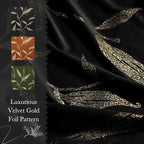 NICETOWN Black Velvet Curtains 2 Panels - Image 6