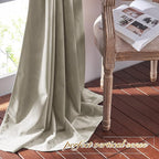 NICETOWN Camel Velvet Curtains 72 Inch Long 52 Wide, Room Darkening Sound - Image 7