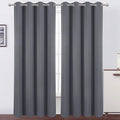 LEMOMO Grey Thermal Blackout Curtains/52 x 108 Inch/Set of 2 Panels Room by Lemomo