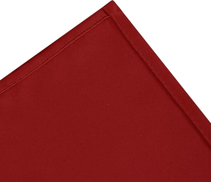 LEMOMO Red Bedroom Blackout Curtains/38 x 63 Inch Long/Set of 2 Curtain - Image 8