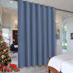 RYB HOME Privacy Room Divider Curtains Blackout Thermal Insulating Soundproof by RYBHOME