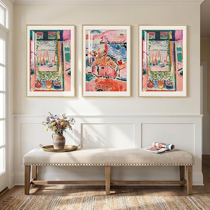Large Framed Matisse Wall Art for Living Room, Vintage Retro Aesthetic Wall - Image 4
