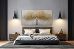VHMING Abstract Wall Art Gold Tree of Life Artwork Canvas Painting Textured - Image 4