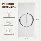 Vietbud Décor Fishing Art Bamboo Beaded Curtains - Image 2