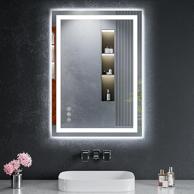 28"x20" LED Bathroom Mirror by MYSUNORIA