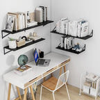 Heimlove Black Deep Floating Shelves - Image 2