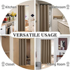 RYB HOME 100% Blackout Door Curtain - Image 5