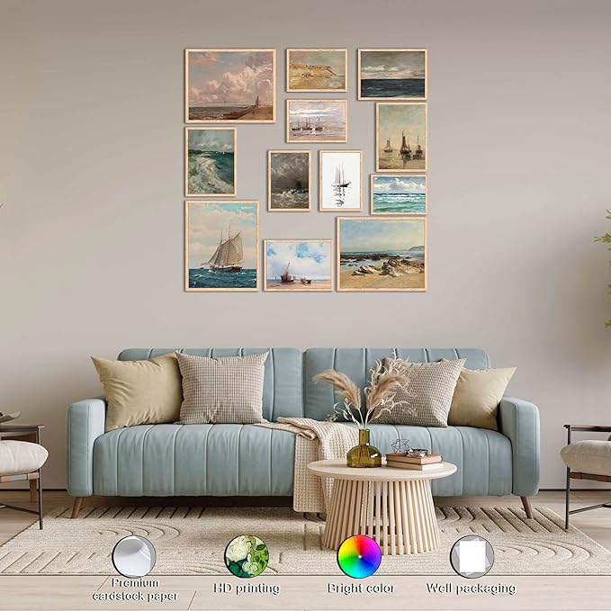 LANCHI95 15 Pcs Maximalist Gallery Wall, Colorful Eclectic Decor, Colorful Art - Image 4