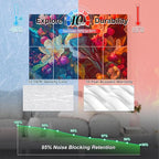 Mollywell Art Acoustic Panels, Sound Proofing, Wall Decoration, Suitable - Image 3
