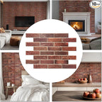 CONCORD WALLCOVERINGS ™ Retro-Art 3D Faux Brick Wall Panels by ConcordWallcoverings