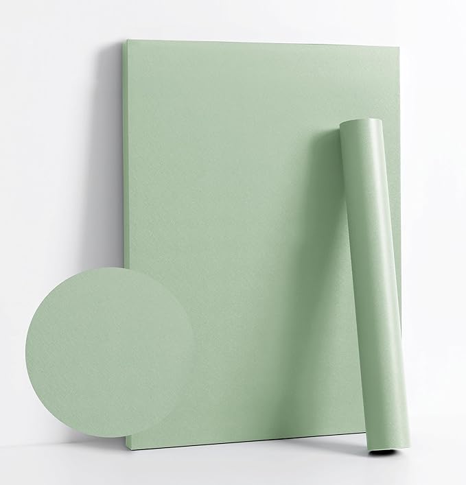 Dimoon 118''x17.7'' Green Peel and Stick Wallpaper Contact Paper Modern Self by DIYYOURMOON
