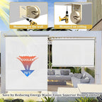 Shade&Beyond Outdoor Roller Shades - Image 5