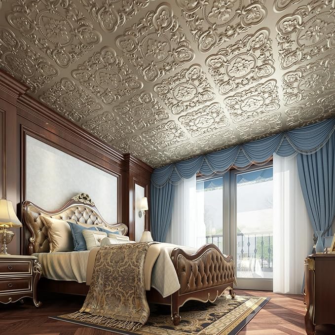 Art3dwallpanels 12 Pack Drop Ceiling Tiles, 24 x 24 Inch High Grade PVC 3D Wall - Image 7