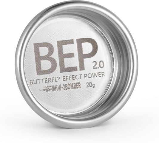 MHW-3BOMBER 58mm Espresso Filter Basket, 20g Double-layer Stainless Steel High Precision Extraction Portafilter Basket Filter Fits Most 58mm Portafilter, Ridged, FB5629-OS