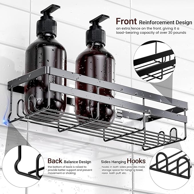 WOWBOX Shower Caddies 2 Pack - Image 5