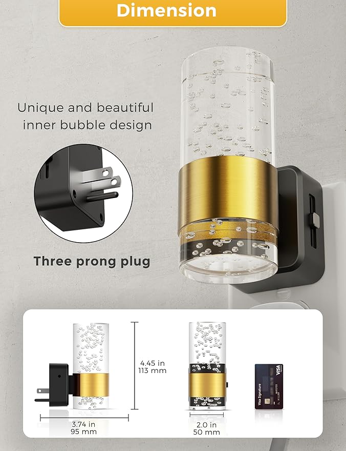 Night Light, Dimmable Amber Night Light - Image 5