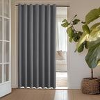 ChrisDowa Room Divider Curtain 84 Inches Long, Wide Blackout Sliding Door by ChrisDowa