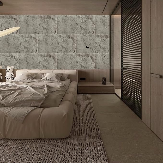 3D Faux Stone Wall Panels, Lightweight & Waterproof Accent Marble Rock Skin - Image 7