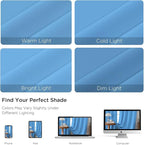 CUCRAF Light Blue Blackout Curtains 54 inch Length 2 Panels Set, Rod Pocket - Image 4