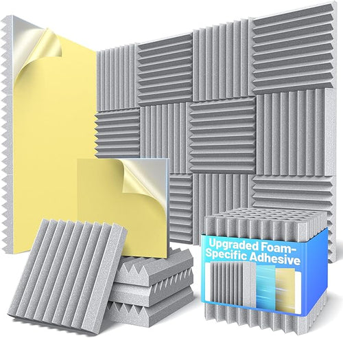 12 Pack Sound Proof Foam Panels by Unknown