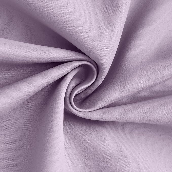 Yakamok 100% Blackout Curtain Panels 72 inches Cold and Light Blocking Drapes - Image 3