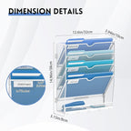 5 Tier Wall File Organizer - Image 2