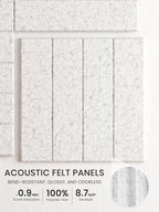 Bumusty Large Cork Board Alternative-36 x 24" Felt Bulletin Board Tiles - Image 3