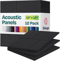 Acoustic Panels 12-Pack Soundproof Wall Panels 12"x12"x0.4" Decorative Sound by EkkogoAcousticPanels