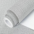 Grey Wallpaper Grasscloth Peel and Stick Wallpaper 17.7inchx196.8inch Textured by lenify