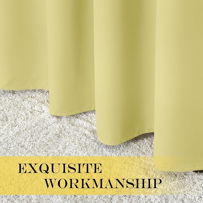 NICETOWN Bedroom Curtain Room Darkening Drapery 102 inches Length - Image 4