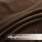 NICETOWN Brown Velvet Curtains, Thermal Insulated Sound Reducing Heavy Matt - Image 5