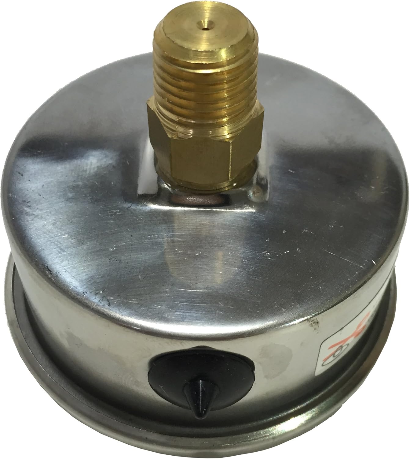 PneumaticPlus LFSB25-200 Liquid Filled Pressure Gauge WOG- 1/4" NPT Back Mount - 2-1/2" Dial - 0 to 200 PSI