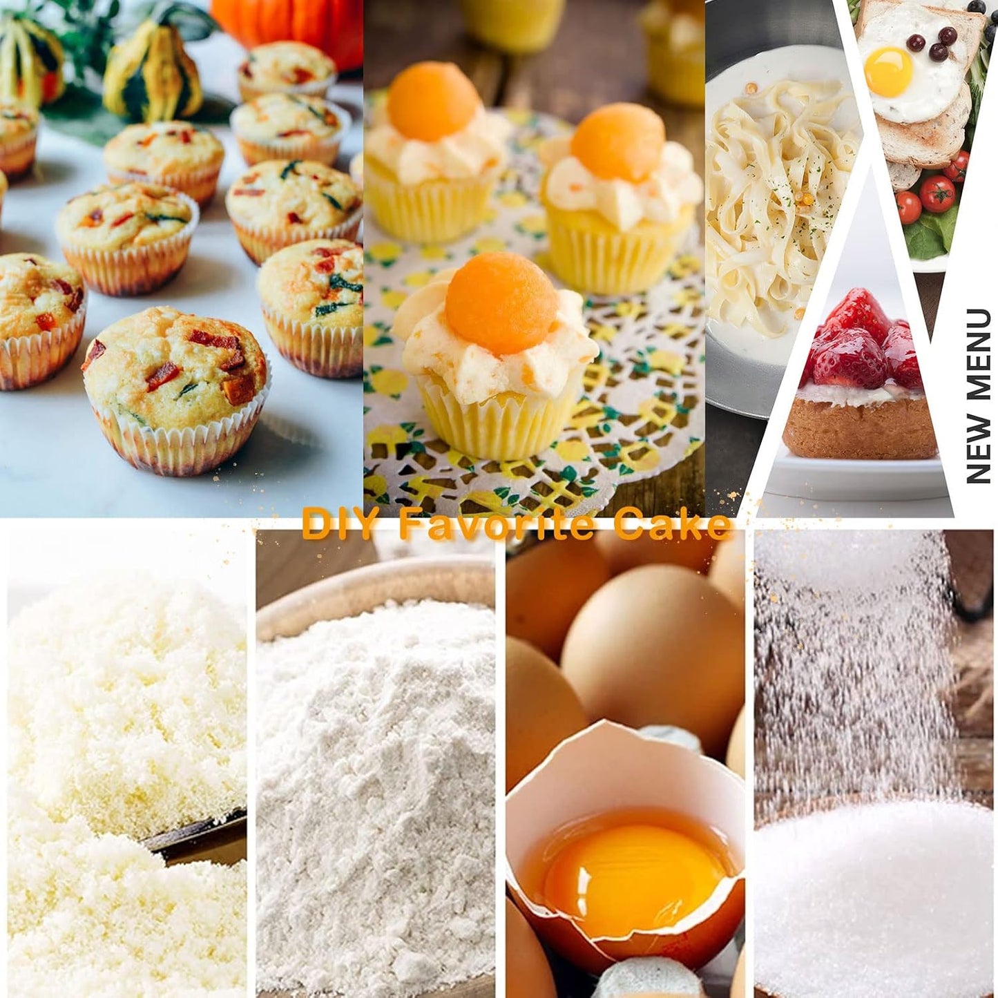 Silicone Muffin Pan Set,2 Pcs 2.8" 12 Cups Egg Bite Mold,Non-Stick,Easy Release,For Egg Muffins, Cupcakes, Large Muffins,Pizza Muffins,Cheesecakes(Black + Red)