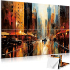 JBER 6 Pack Art Acoustic Panels, 72×48Inches Soundproof Wall Panels, Large by JBER